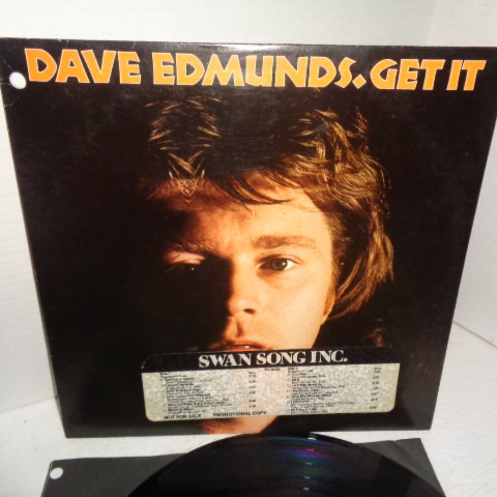 Dave Edmunds, Get It LP. Record Album 1977 Promo Copy